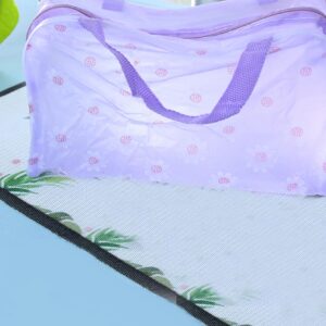 1pc Waterproof PVC Toiletry Travel Bag, Modern Floral Pattern Storage Bag For Home